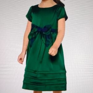 Gymboree NWT Nutcracker Plaid Bow Pintuck Dress